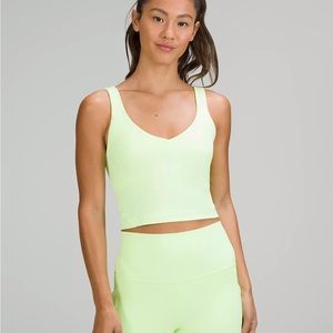 Lululemon align tank - neon yellow - size 4